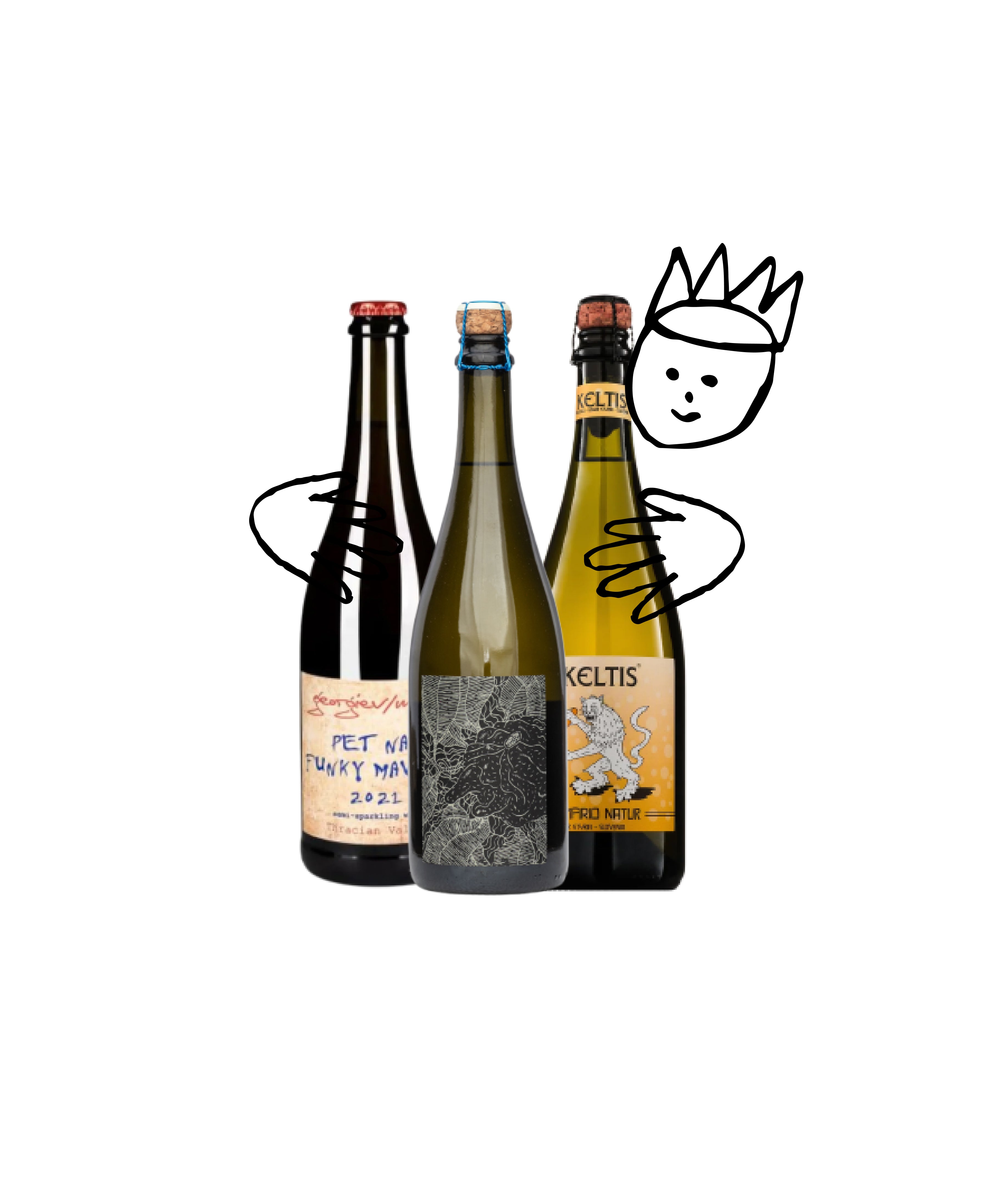 3-Bottle Sparkling Set